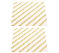 Ciieeo Servilletas de Papel Desechables Doradas Lámina, 40 Hojas, Suaves y Absorbentes, para Bodas, Fiestas, Cenas y Eventos Decorativos, Servilletas de Mesa Elegantes y Prácticas