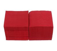Ciieeo Servilletas de Papel sin Polvo 150 Unidades 20x20 Cm Vino Tinto para Fiestas y Restaurante, Servilletas de Cóctel Desechables Multicolor para Eventos y Bar