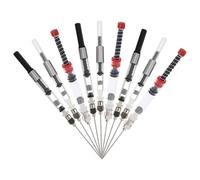 Ciieeo Sistema de Acero Inoxidable y Plástico Convertidor de Tinta Recargable de 9 Piezas, Fácil de Instalar para Pluma Estilográfica Adecuado para Caligrafía y Escritura