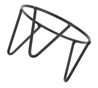 Ciieeo Soporte de Bola de Cristal de Metal Negro Grande para Jardín, Base Estable para Exhibición de Esferas, Soporte Resistente para Globo Terráqueo y Objetos Redondos Decorativos, 1