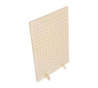 Ciieeo Soporte De Exhibición De Joyería De Madera Multifuncional Para Pendientes Y Collares Organizador De Pegboard Desmontable Para Almacenamiento Escritorio