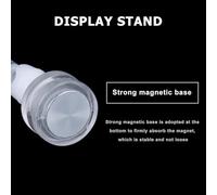 Ciieeo Soporte Magnético para Etiquetas de Precios, Clip Publicitario Transparente, 3 Unidades, Tamaño Pequeño y Ligero para Exhibición en Supermercado y Punto de Venta