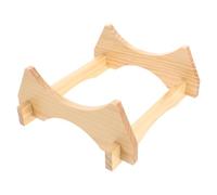 Ciieeo Soporte para Barril de Madera de Roble Natural 5 litros Base para Dispensador de Bebidas Expositor Estable para Cubos de Cerveza y Jarras de Vino Soporte Rústico para Uso