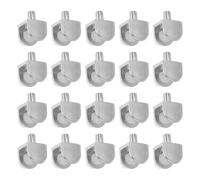 Ciieeo Soporte para Cristal de Ducha de Aleación de Zinc, Abrazadera Fija para Estantes de Vidrio de 4-8 Mm, 20 Piezas, Diseño sin Marco, Montaje Estable para Baño y Armarios