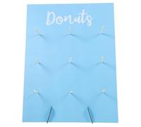 Ciieeo Soporte para Donas de Madera Estructura Fija para Decoración de Fiestas Infantiles y Shower