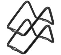 Ciieeo Soporte Piezas de Acero Bicicleta para Luz Trasera Negro 2 Clip | Montaje para Cuadro y Piloto Trasero, Estructura Robusta, Instalación Sencilla, Uso en Trayectos Urbanos y Caminos