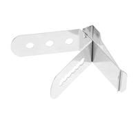 Ciieeo Soporte Pinza para Sonda Termómetro de Cocina Acero Inoxidable, Clip para Termómetro Leche Café, Abrazadera Fija para Medición Precisa en Barbacoa y Alimentos