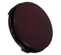 Ciieeo Soporte Redondo para Plantas en Maceta de Madera Natural, Base Giratoria Ajustable 3-8 Cm de Altura, Diámetro 18 Cm, Soporte Estable para Bonsáis y Jarrones en Jardín y Hogar