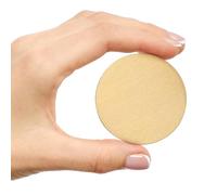 Ciieeo Sujetapapeles de Latón Macizo Redondo Mediano 4 Cm, Accesorio de Caligrafía China, Pisapapeles para Oficina y Escritorio, Herramienta de Escritura Decorativa para Uso Doméstico