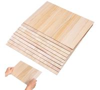 Ciieeo Tablas de Madera para Taekwondo 10 Piezas Versátiles para Romper Grosor 03 CM Tamaño Estándar para Entrenamiento y Exhibiciones Infantiles