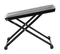 Ciieeo Taburete de Pedicura de Metal Negro Diseño Único de Almacenamiento, Reposapiés Práctico y Antideslizante para Uso Personal en Pedicure Training