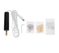 Ciieeo Taladro Eléctrico de Mano Profesional Mini Taladro Eléctrico Portátil Carga USB de Plástico y Acero para Joyería para Perforación en Manualidades DIY