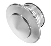 Ciieeo Tapa de Chimenea de Acero Inoxidable 110 MM Sombrero Tipo Paraguas Resistente Lluvia Capitel para Chimenea Exterior Protector contra Aves y Lluvia para Tubería de Estufa