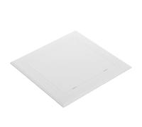 Ciieeo Tapa de Orificio para Panel de Yeso 150x150 Mm, Puerta de Acceso de Plástico Color Claro Doble Cara Adhesiva, Panel de Acceso para Paredes y Techos, Protección para Plomería