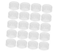 Ciieeo Tapas Protectoras Transparentes para Perillas de Guitarra de Plástico, 30 Piezas para Pedal de Efectos Eléctricos, Cubiertas Antideslizantes para Pedales y Potenciómetros,