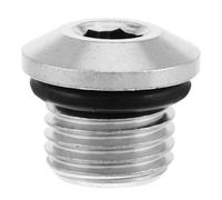 Ciieeo Tapón de Tornillo para Regulador de Buceo de Etapa Inicial Latón Cromado Ligero Fácil Instalación Compatible con Puerto de Baja Presión Repuesto para Suministros de Buceo