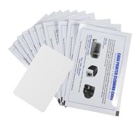 Ciieeo Tarjetas de Limpieza para Lectores de Tarjetas y Cajeros Automáticos, PVC Blanco, Paquete de 15 Piezas, Compatibles Múltiples Escenarios y Dispositivos