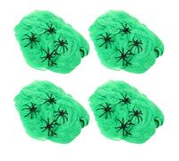 Ciieeo Telaraña De Halloween Elástica Decoración De Terror para Fiesta Halloween Decoracion Incluye De Araña Decorativa para Adorno De