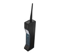 Ciieeo teléfono retro hermano mayor teléfono vintage Teléfono de época Teléfono de colección Teléfono clásico modelo de ladrillo de teléfono antiguo teléfono viejo falso planchar Black