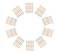 Ciieeo Tiras Moldeadoras Elásticas para Nariz 10 Piezas, Correctoras para Alas Nasales Anchas, Suaves y Cómodas, Adhesivas y Flexibles, Uso Práctico para Contorno Nasal y Reducción