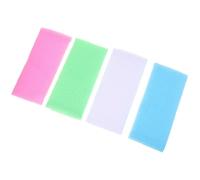Ciieeo Toallas Exfoliantes para Ducha 4 Piezas de Nailon Largo y Suave, Paños para Limpieza Corporal y Depurador de Espalda, Colores, Uso para Baño Diario