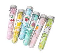 Ciieeo Toallitas de Jabón Desechables Portátiles 6 Unidades de de Jabón Pastillas para Manos y Rostro Diseño Aleatorio Ideales para Viajes Camping y Uso Diario