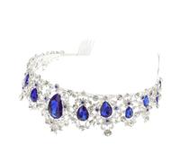 Ciieeo Tocado Accesorios para Cabello de Boda Diseño de Peine Lateral Elegante para Novia Aleación de Zinc y Cristales Brillantes que No Dañan Epidermis ni Cabello
