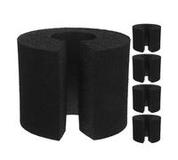 Ciieeo Topes de Puertas y Ventanas de Espuma Negra 5 Unidades Acolchados para Protección de Dedos en Guarderías y Hogares