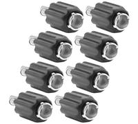 Ciieeo Tornillos de Ajuste M5 para Bicicleta de Montaña Kit de 8 Piezas en Acero Resistente Microajuste para Freno y Cambio Ajustador de Cable para Reparación y Mantenimiento Ciclismo