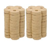 Ciieeo Tortas de Moxa Forma de Flor de Ciruelo, 20 Piezas, Pasteles de Acupuntura Chino Naturales, para Terapia de Calor y Moxibustión Tradicional, Uso Profesional y Doméstico