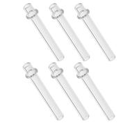 Ciieeo Tubo de Mecha de Vidrio para Lámparas de Aceite y Antorchas, Paquete de 6 Soportes Combustión Estable, Compatibles Lámparas de Queroseno y Velas de Té