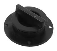 Ciieeo Válvula Antirretorno de Desagüe para Embarcaciones Pequeña Tapón de Drenaje de Plástico Negro Accesorio Marino Compatible Yates y Kayaks Resistente al Agua de Mar Fácil