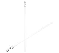 Ciieeo Varillas para Cortinas Acrílicas Transparentes 30 Cm, Barra de Tiro Manual con Broche Metálico, Accesorio para Barra de Cortina, Repuesto para Persianas, Uso en Ventanas, Paquete