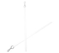 Ciieeo Varillas para Cortinas de Acrílico Transparentes 30 Cm Ajustables Repuestos Herrajes para Cortinas Compatible con Persianas Instalación 2 Piezas