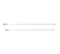 Ciieeo Varita Ciega Transparente Gancho para Persianas, Accesorios para Estores de Ventana, Varillas de Repuesto de 12 y 17 Pulgadas, Barra Vertical para Cortinas, 2 Piezas