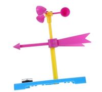 Ciieeo Veleta De Plástico Kit De Meteorología Educativo Veleta Indicador De Viento para Proyectos Científicos Herramienta Divertida para Aprender La Dirección del Viento Exteriores