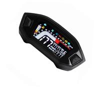 Ciieeo Velocímetro Digital LCD para Motocicleta con Indicador de Temperatura de Agua Pantalla Completa Accesorio de Abs para de Motocicletas