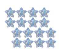 Ciieeo Vendas Adhesivas de Estrella Purpurina, 20 Unidades 46x46 Mm, Vendaje Protector para Heridas Pequeñas, Parche Adhesivo Seguro y Transpirable para Cuidado Infantil Color Aleatorio