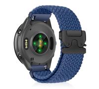 CiimWaa 20mm Correas de Reloj Compatible con Garmin Forerunner 570 42mm/Garmin Vivoactive 6/5/Approach S50/S44, Nailon Suave Estirables Correas para garmin Forerunner 165/165 Music Azul