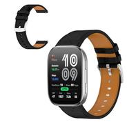 CiimWaa 20mm Correas de Reloj de Cuero para Amazfit Active 2/Active/GTR Mini/GTS 4, Vintage Correa de Repuesto Liberación Rápida para Amazfit Bip 3/Bip 3 Pro/Amazfit GTS 3/2e/2 Mini [20mm Negro]