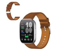 CiimWaa 20mm Correas de Reloj de Cuero para Amazfit Active 2/Active/GTR Mini/GTS 4, Vintage Correa de Repuesto Liberación Rápida para Amazfit Bip 3/Bip 3 Pro/Amazfit GTS 3/2e/2 Mini [20mm Marrón]