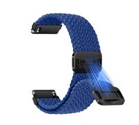 CiimWaa 20mm Correas Elástica Nylon Correa, 20mm/22mm Trenzada Magnética Reloj de Repuesto para Mujer Hombre, Correas Deportivas de Nailon Suave Transpirable [20 mm Azul]