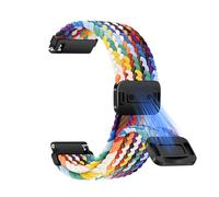 CiimWaa 20mm Correas Elástica Nylon Correa, 20mm/22mm Trenzada Magnética Reloj de Repuesto para Mujer Hombre, Correas Deportivas de Nailon Suave Transpirable [20 mm Arcoiris]