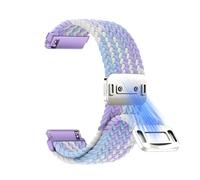 CiimWaa 20mm Correas Elástica Nylon Correa, 20mm/22mm Trenzada Magnética Reloj de Repuesto para Mujer Hombre, Correas Deportivas de Nailon Suave Transpirable [20 mm Púrpura]