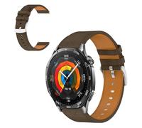CiimWaa 22mm Correas de Reloj de Cuero para Huawei Watch 5 46mm/Huawei Watch GT 5 46mm/5 Pro 46MM/Runner, Vintage Correa de Repuesto para HUAWEI WATCH Ultimate/Buds/GT 2e [22mm Café]