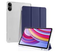 CiimWaa Funda para Xiaomi Poco Pad/Redmi Pad Pro 12.1 Pulgadas, Ultrafina Inteligente Funda Encendido/Apagado Automático Case Soporte Trifold para Xiaomi Poco Pad/Redmi Pad Pro 12.1", Azul Oscuro