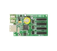 CIJIAOPOYU HC-1 HC-1S Tarjeta de Control LED a Todo Color USB Controlador LED asíncrono U-Disk Puerto Hub75b for módulo de visualización p3,p4,p5,p6,p8,p10(Size:HC-1)