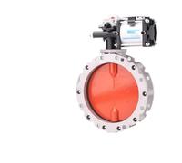 CIJIAOPOYU Válvula de Mariposa de aleación de Aluminio for Cemento DN100 150 200 250 300(DN300)