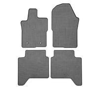 CIKCar Alfombrillas de Goma Compatible con Volkswagen Amarok 2022- & Ford Ranger II 2022- (4 Piezas + Sistema de fijación)