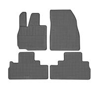 CIKCAR Juego de Alfombrillas de Goma compatibles con Chery Tiggo 9 PHEV 2025 (4 Piezas + Sistema de Montaje)